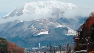 雪の伊吹山