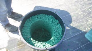 穴が開きました