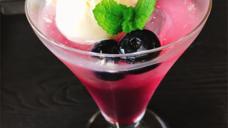 ブルーベリーフロート