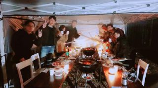 ナイトバーベキューのお客様