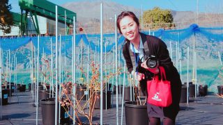 取材に来られたJAの職員の方